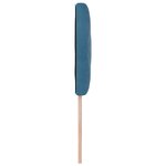 vidaXL Tête de Lit LED Geometric Manuel Bleu foncé 100 cm Velours