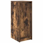 vidaXL Armoire à chaussures chêne fumé 29 5x34x76 cm bois d'ingénierie