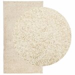 vidaXL Tapis shaggy PAMPLONA poils longs moderne doré 60x110 cm