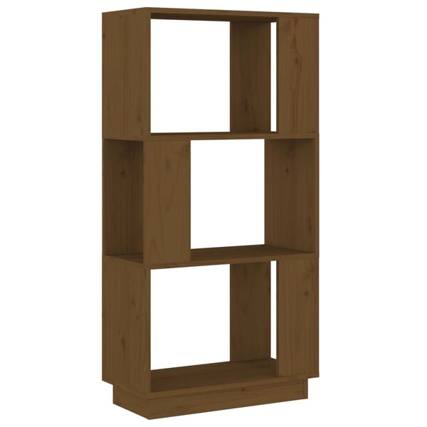 vidaXL Bibliothèque/Séparateur de pièce Marron miel 51x25x101 cm Pin
