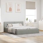 vidaXL Cadre de lit à rangement hydraulique sans matelas 180x200 cm