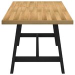 vidaXL Table à manger NOAIN pieds en forme de A 180x90x75cm massif pin