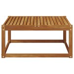 vidaXL Table de jardin Naturel 79 x 79 x 37 cm