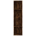 vidaXL Bibliothèque/Meuble TV Chêne fumé 36x30x143cm Bois d'ingénierie