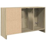 vidaXL Armoire d'évier chêne sonoma 90x29x55 cm bois d'ingénierie