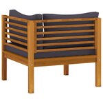 Salon de jardin meuble d'extérieur ensemble de mobilier 12 pièces avec coussin bois d'acacia solide 02_0015529