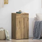 vidaXL Buffet chêne artisanal 50 x 42 5 x 93 cm Bois d'ingénierie