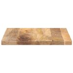 vidaXL Dessus de table 50x50x3 8 cm carré bois massif manguier