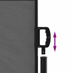 vidaXL Store latéral rétractable Anthracite 120 x 500 cm