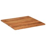 vidaXL Dessus de table 80x80x3 8 cm carré bois massif d'acacia