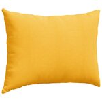 vidaXL Coussins de canapé 2 Pièces Jaune clair 70 x 50 cm