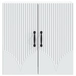 vidaXL Armoire Murale Blanc 59 x 31 x 60 cm Bois d'ingénierie