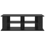 vidaXL Support de télévision Chêne noir 96 x 35 x 33 5 cm