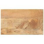 vidaXL Dessus de table 50x40x2 5 cm rectangulaire bois massif manguier