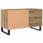 vidaXL Armoire à disques chêne artisanal 84 5x38x48 cm bois ingénierie