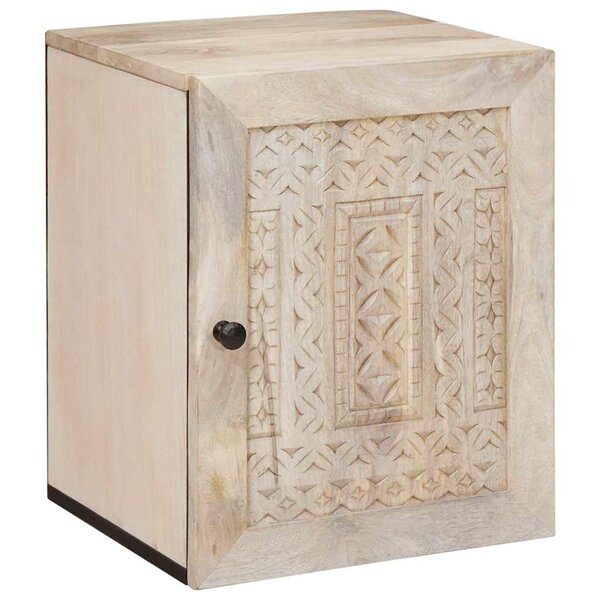 vidaXL Cabinet de salle de bain avec stockage Blanc 38 x 33 x 48 cm