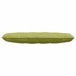 vidaXL Coussin de Dos Vert clair 140 x 19 x 50 cm tissu