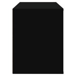 vidaXL Armoire à chaussures Noir 80x35x45 cm Bois d'ingénierie