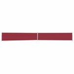 vidaXL Auvent latéral rétractable de patio 170x1200 cm Rouge