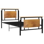 vidaXL Cadre de lit Métal 100x200 cm