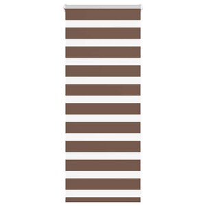 vidaXL Store zèbre marron 55x100 cm largeur du tissu 50 9 cm polyester