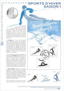 Document philatélique - Sports d'hiver