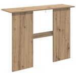 vidaXL Table console Chêne artisanal 100 x 30 x 75 cm