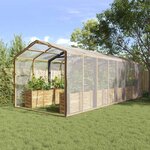vidaXL Couverture pour plantes Transparent 6 x 10 m PE