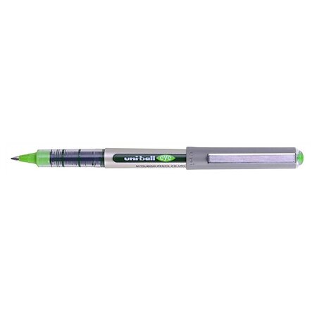 Roller encre liquide EYE UB157 pointe moyenne 0,7mm vert clair x 12 UNI-BALL