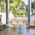 2 lampes de table sans fil TWINS - Terracota - H16 cm - LED