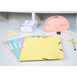 EXACOMPTA 1 X Chemise à élastiques Aquarel  A4  carton  bleu