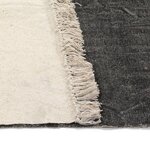 vidaXL Tapis Kilim Coton 160 x 230 cm Anthracite