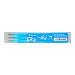 Set de 3 Recharges friXion Ball (BLS-FR7) Turquoise PILOT