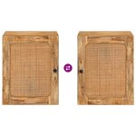 vidaXL Cabinet de Salle de Bain Suspendu Marron 38 x 33 x 48 cm