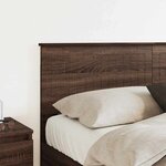 vidaXL Tête de lit Chêne brun 150 cm Bois d'ingénierie