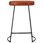 vidaXL Tabourets de bar lot de 2 marron foncé 41x29x62 cm