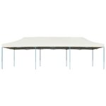 vidaXL Tente de réception pliable escamotable 3x9 m crème