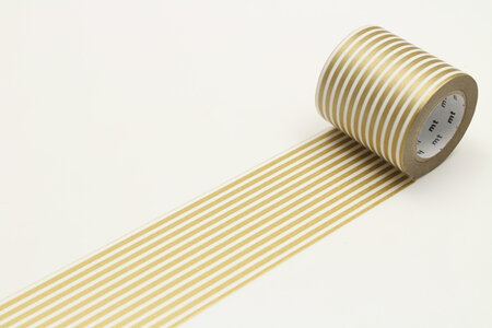 Masking Tape MT Casa Lignes 5 cm or - border gold