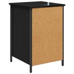 vidaXL Cabinet de chevet 2 Pièces Chêne noir 40 x 42 x 60 cm