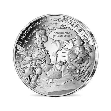 Monnaie de 10€ Argent - Astérix Hospitalité - Millésime 2022