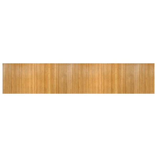 vidaXL Tapis rectangulaire naturel 100x500 cm bambou
