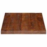 vidaXL Dessus de table 70x60x2 5 cm rectangulaire bois massif récupéré