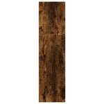 vidaXL Bibliothèque chêne fumé 60x30x114 cm bois d'ingénierie