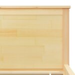 vidaXL Cadre de lit Bois de pin massif 140x200 cm