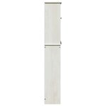 vidaXL Armoire de toilette avec étagère VIGO Blanc 60 x 27 x 161 cm
