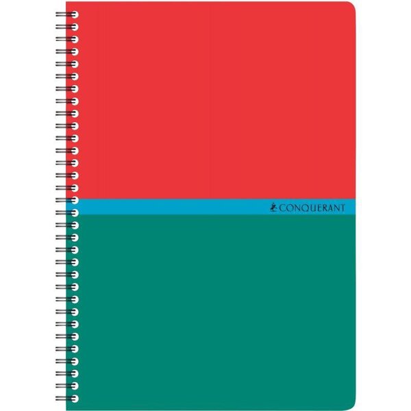 Carnet spirale 180 pages 5x5 70 g  format 14 8 x 21 cm CONQUERANT