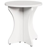 vidaXL Table basse 3 Pièces Blanc