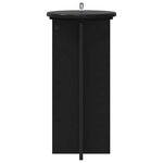 vidaXL Support de Plante 2 pièces Noir 29 5 x 29 5 x 60 cm