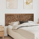 vidaXL Tête de lit Naturel Bois de teck massif