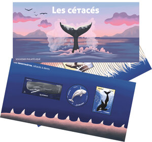 Souvenir philatélique - Les cétacés